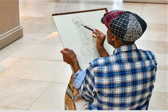 Sketching in the Galleries on UpClose Wednesdays